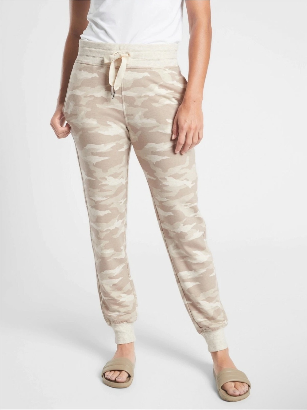 Athleta Balance Printed Jogger Camo Sweatpants Size Large 54609